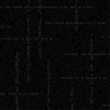 Code texture background Illustrazione stock