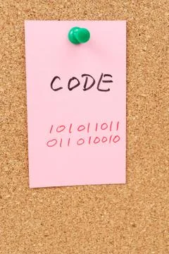 Code word and symbol Stock Illustration