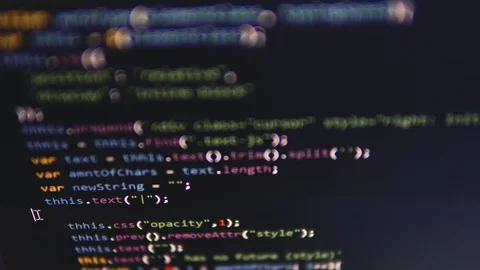 Code Writining Stock Footage 127637635