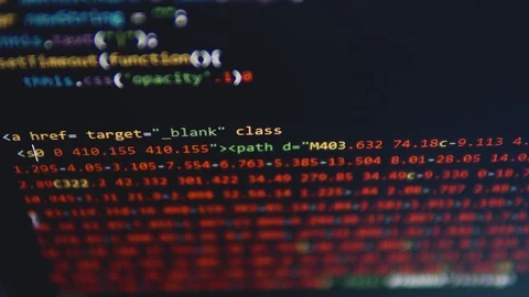 Code Writining Stock Footage 127637637