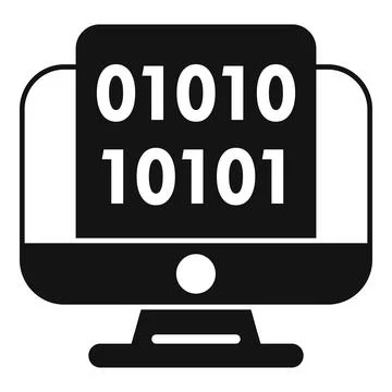 Code zero develop icon simple vector. Gear hosting internet Stock Illustration