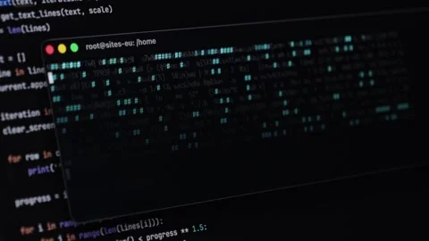 Coded digital authentication protocol visually confirms secure system access  Video stock 322995451