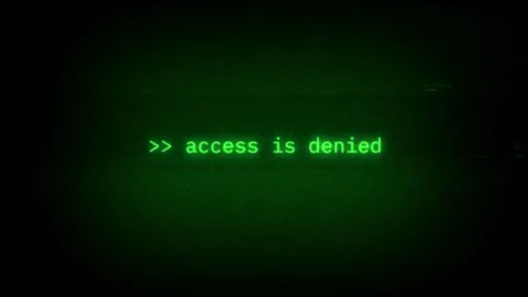 Coded Glitch Message Stock Footage 263044342