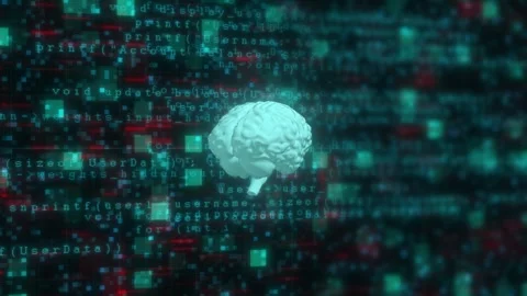 Coded Intelligence: Robotic System and Future Human Programming | 4K Motion Desi Stock Footage 263446477