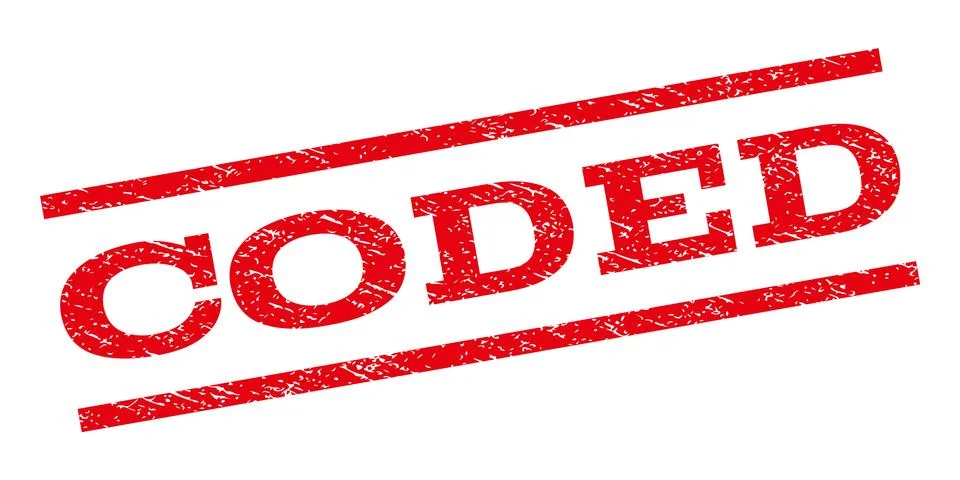 Coded Watermark Stamp イラスト素材