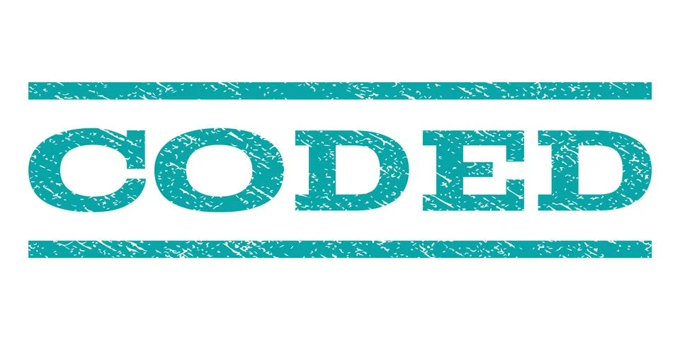 Coded Watermark Stamp イラスト素材