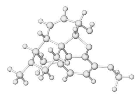 Codeine drug molecule Stock Illustration