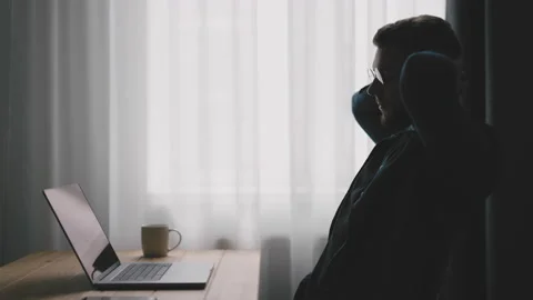 Coder at home Stock Footage 214432567