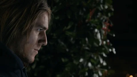 Coder, programmer or developer using laptop in dark. Businessman working late Stock Footage 97688075