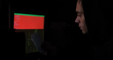 Coder is upset at his defeat 库存影片 142735513