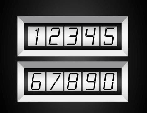 Codes and digits Stock-Illustration