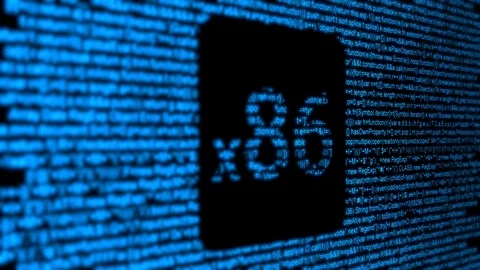 Codes identifying 32 bit hardware system failure Stock Footage 108500416