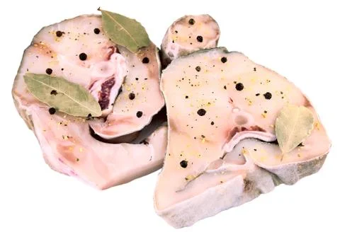 Codfish isolated on a white background Stock Photos