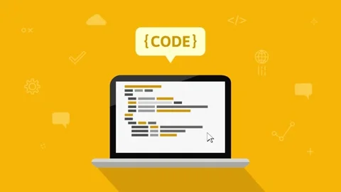 Coding and programming concept with code development, script and data Stock Footage 269698236