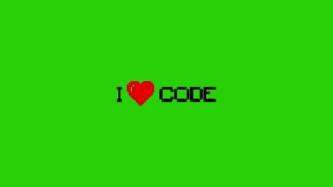 Coding animation on green screen background 库存影片 332953875
