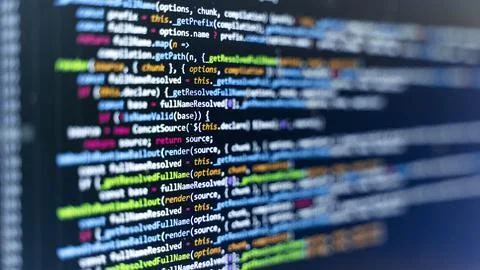 Coding background, Application development and code programming. Technology 写真素材