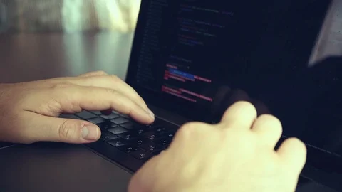 Coding code program compute coder develop developer development  Stock Footage 91180415