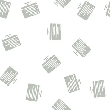 Coding on computer screen glyph vector seamless pattern Stock Illustration