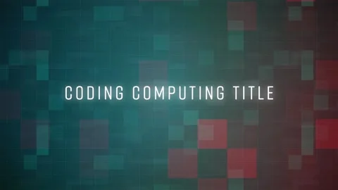 Coding Computing Title Stock After Effects