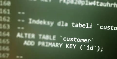 Coding concept. Software development monitor. Technology display. Application 스톡 사진