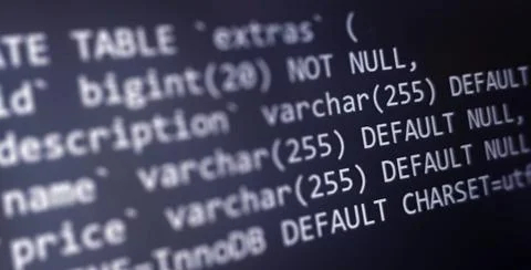 Coding concept. Software development monitor. Technology display. Application 스톡 사진
