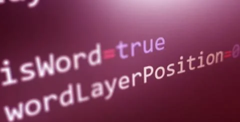 Coding concept. Software development monitor. Technology display. Application 스톡 사진