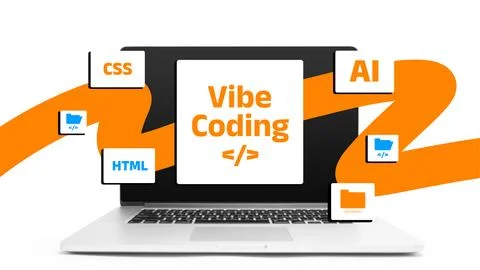 Coding concepts in a digital workspace showing different programming languages Stock Photos