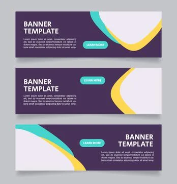 Coding course for children web banner design template Stock Illustration