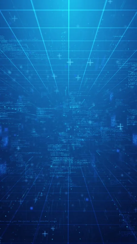 Coding for cybersecurity using cloud computing big data network f Big Data Cloud Stock Footage 313869972