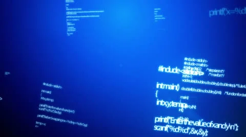 Coding Data Random Video stock 23457657