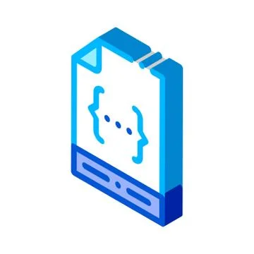 Coding File Document System isometric icon vector illustration イラスト素材