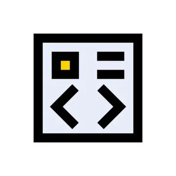 Coding flat color icon イラスト素材