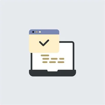Coding Frontend Laptop: Frontend Development Solutions for Your Laptop Stock-Illustration