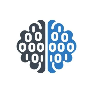 Coding glyph colour icon Stock-Illustration