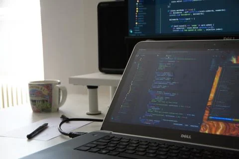 Coding at home - Web development 1 스톡 사진