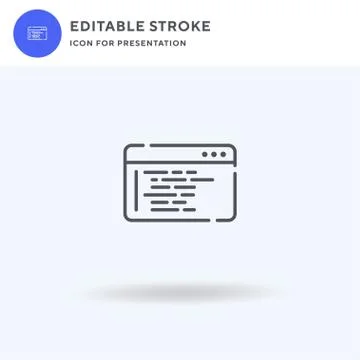 Coding icon vector, filled flat sign, solid pictogram isolated on white, logo イラスト素材