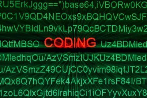 Coding Stock Illustration