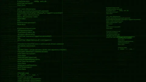 Coding information and cyber security data transmission Stock Footage 295587336