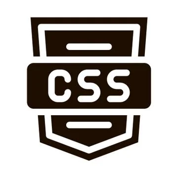 Coding Language CSS System Vector Icon Stock Illustration
