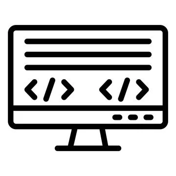 Coding language Vector Icon Design Illustration Stock Illustration