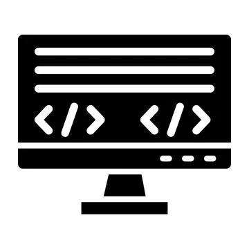 Coding language Vector Icon Design Illustration Illustrazione stock