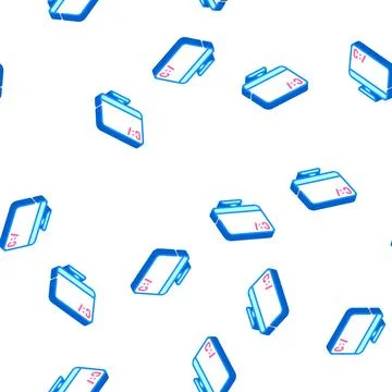 Coding operating system isometric icon seamless pattern Stock Illustration
