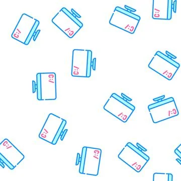 Coding operating system vector seamless pattern Stock Illustration