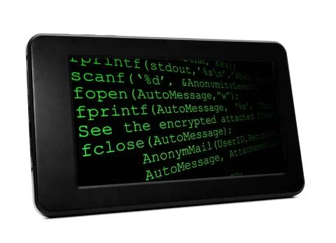  Coding on Pc tablet Coding on Pc tablet Copyright: xZoonar.com/Aleksandar... Foto stock