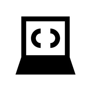 Coding pixel perfect icon Stock Illustration