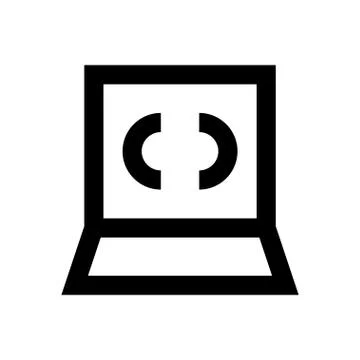 Coding pixel perfect icon Illustrazione stock