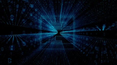 Coding. Programming, Cyber Attacks Video stock 255117372