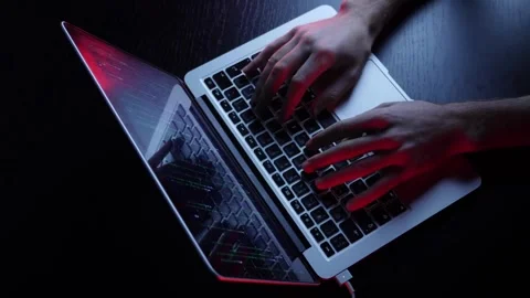 Coding. Programming, Cyber Attacks Stock Footage 255118789