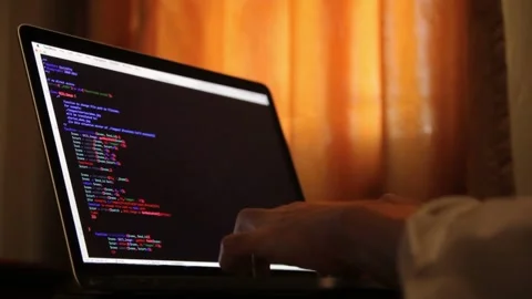 Coding. Programming, Cyber Attacks Vídeos de archivo 255118808