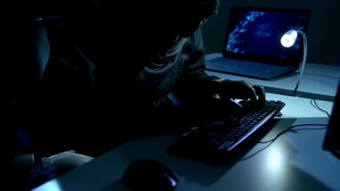 Coding. Programming, Cyber Attacks Stock-Footage 255118809